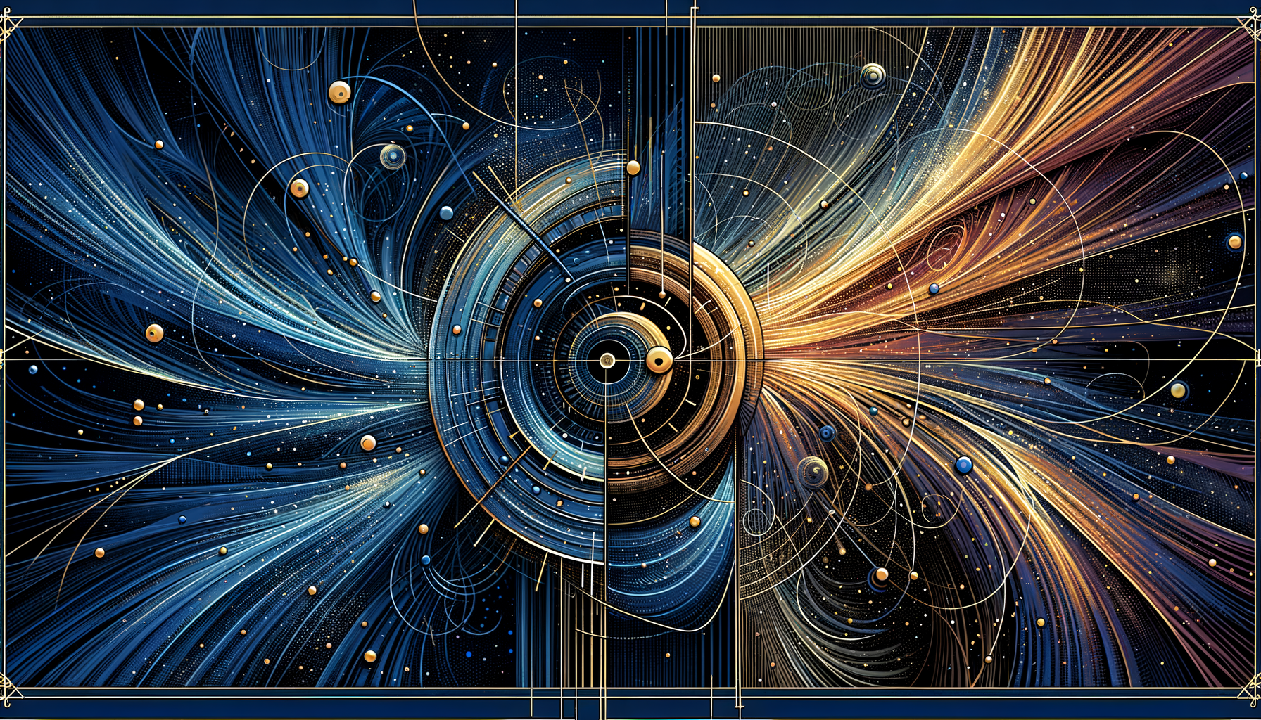 Same events viewed from two observer perspectives with different orderings