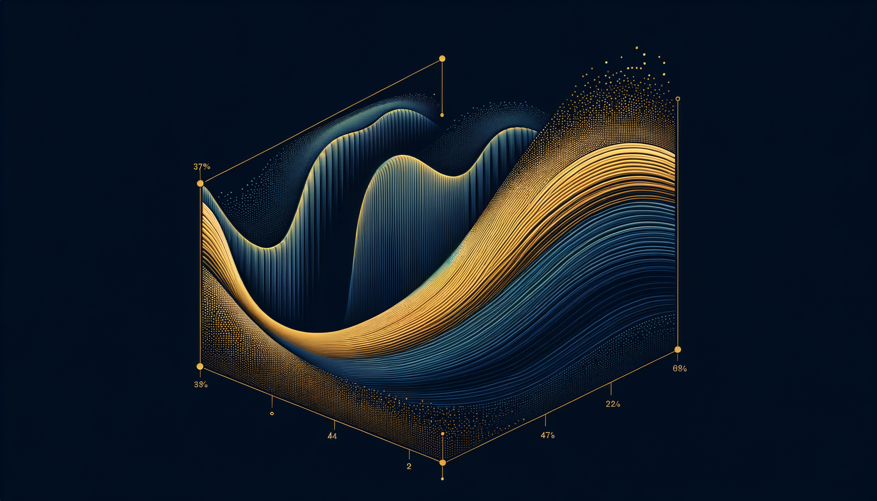 Flat uniform event region vs curved bottleneck with concentrated geodesics