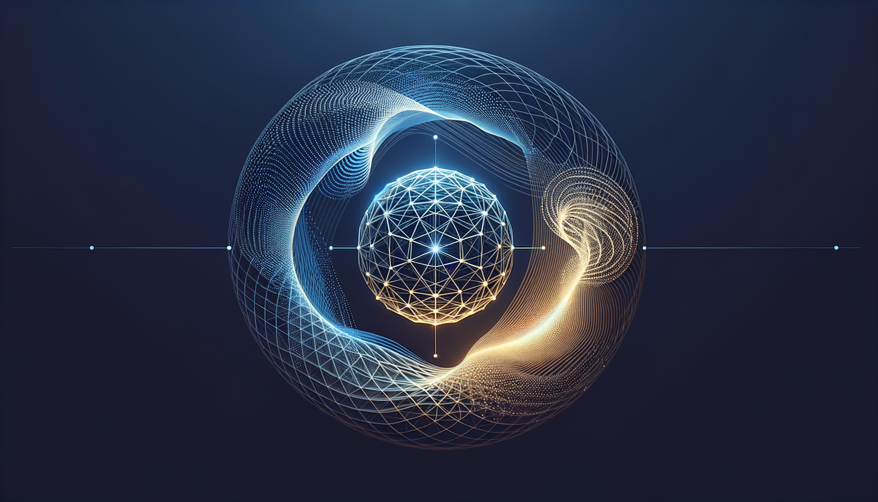 Abstract visualization of nonlinear attractor states emerging from a symmetric polytope geometry