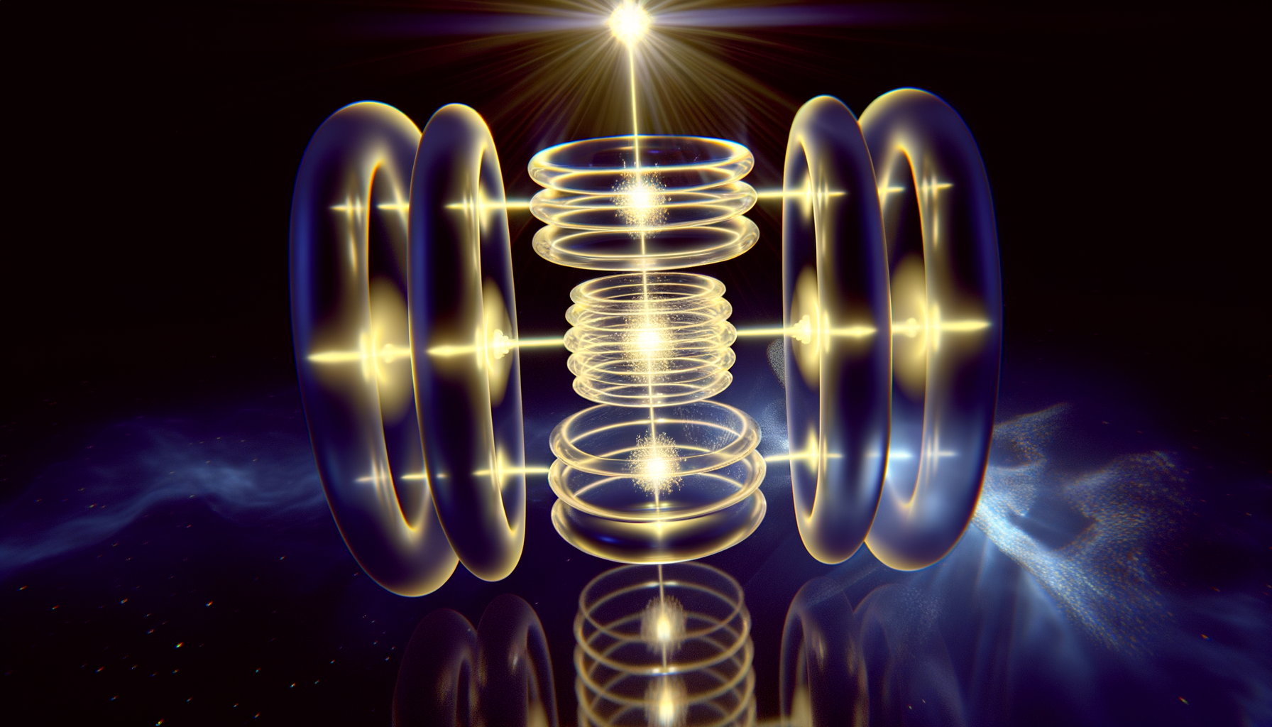 Connected golden shells forming a stable baryon composite while disconnected fragments dissolve