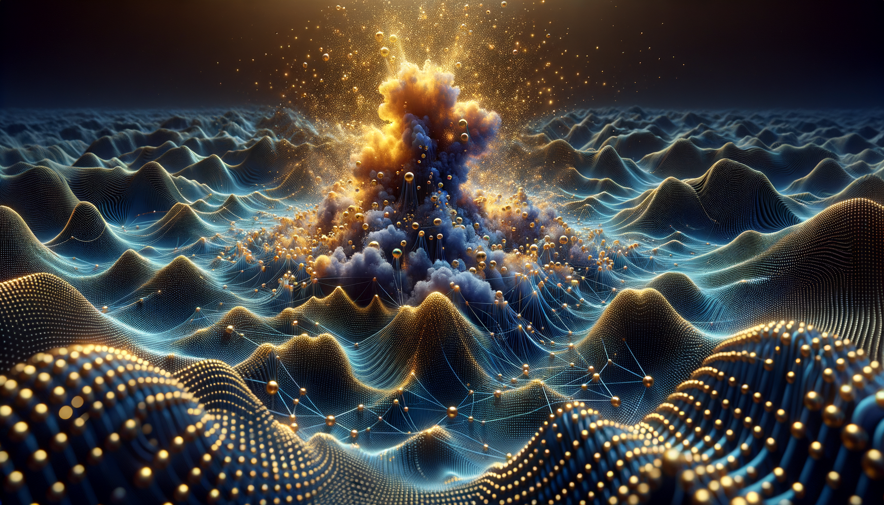 Probability cloud concentrated over attractor basins with stochastic trajectories crossing barriers