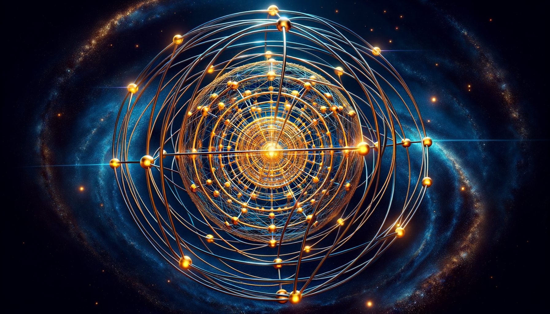 Golden 600-cell polytope radiating concentric coherence rings — charge radii emerging from geometry