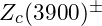 Z_c(3900)^\pm