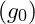 (g_0​)