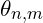 \theta_{n,m}