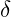 \delta