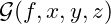 \mathcal{G}(f, x, y, z)