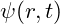 \psi(r, t)
