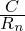 \frac{C}{R_n}