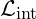 \mathcal{L}_{\text{int}}