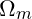 \Omega_m​