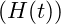 ( H(t) )