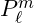P_{\ell}^m