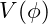 Rendered by QuickLaTeX.com V(\phi)