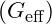 ( G_{\text{eff}} )